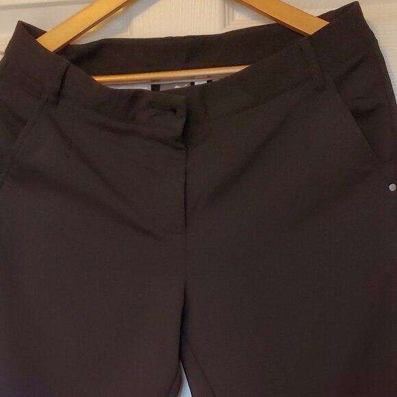 Puma Women's Golf Tech Performance  Black Pants - Picture 2 of 11